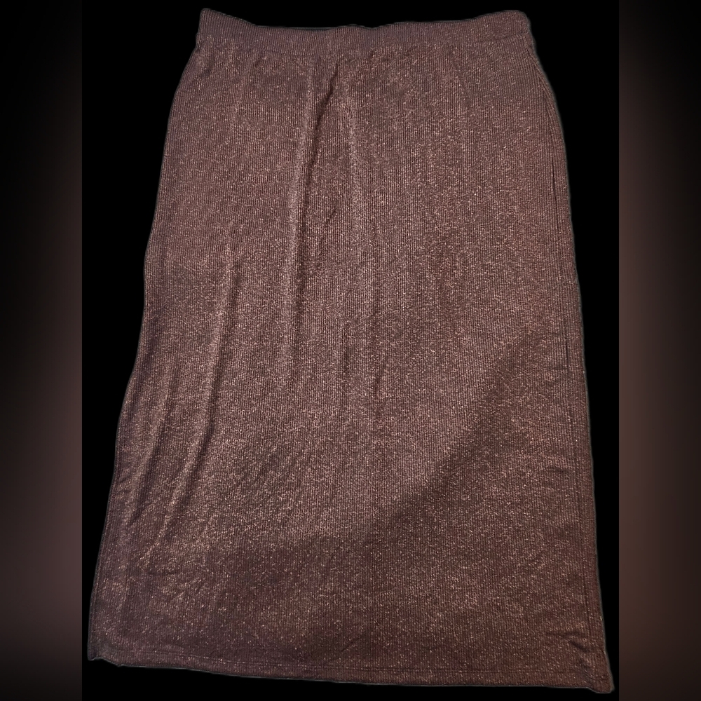 Old Navy Shimmering Brown Pencil Skirt